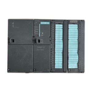 Siemens SIMATIC S7-300 — zestaw: zasilacz PS307 + CPU 312C + moduł wyjść SM322